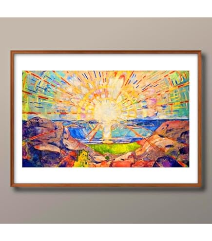 Amazon.co.jp: エドヴァルト ムンク 太陽 オリジナル商品 A3 サイズ